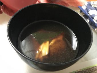 岡崎市の桝塚味噌で購入したみそで作った味噌汁