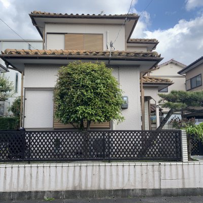 岡崎市にて外壁塗り替え工事開始