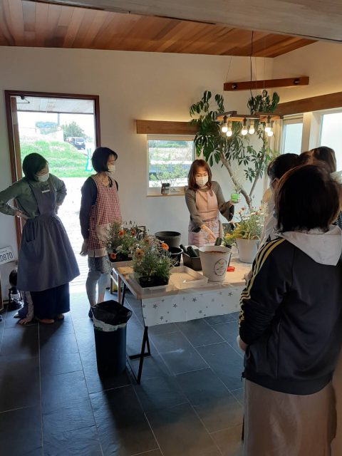 寄せ植えワークショップ１