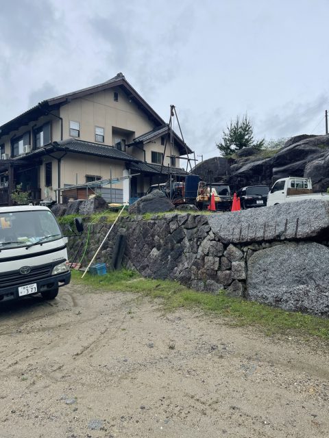 豊田市にてボーリング調査