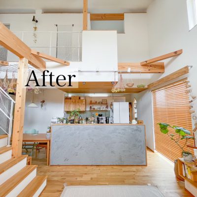 キッチン腰壁DIY　After