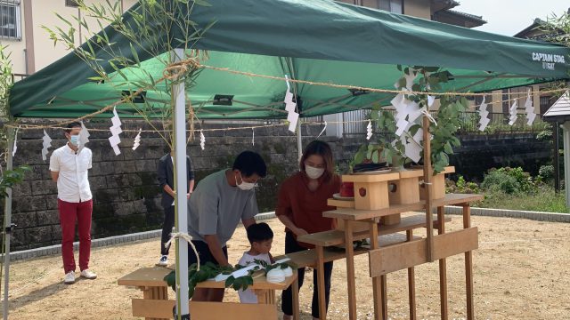 岡崎市N様邸地鎮祭