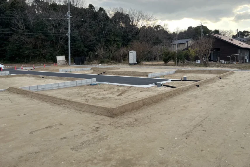 家が建つ前の造成地