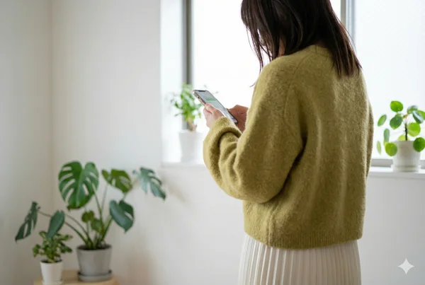 
イメージ＿返信を待つ